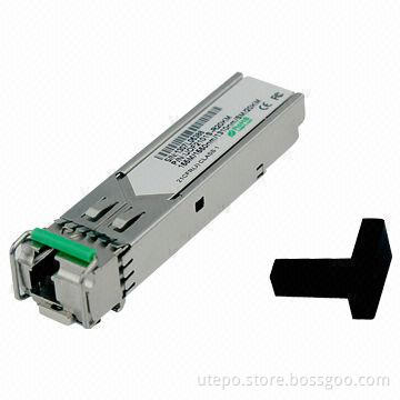 155M SFP Mini GBIC Fiber-optic Transceiver Module, Single Mode, 1,310/1,550nm Simplex Single Fiber